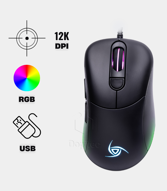Mouse VSG Aquila 12,000 DPI RGB Negro