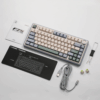Teclado Mecánico Aula F75 RGB Beige/Blue/Green EN - Imagen 8