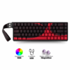 Teclado Magnético Aula Win68he Max Negro/Rojo EN