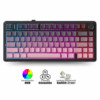 Teclado Mecánico Aula F75 Pro RGB Rosado Negro EN