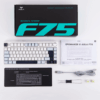 Teclado Mecánico Aula F75 RGB Blanco/Azul/Azul Oscuro SP - Imagen 10