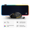 Combo Mouse Gamer + Mousepad Aula Spectrum, F-X5 RGB, 80x30 cm Negro