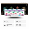 Combo Vifrozt Teclado + Mouse + Mousepad, Blanco
