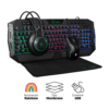 Kit 4 en 1 VSG Crux Teclado + Mouse + Audífono + Pad M