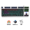 Teclado Mecánico TKL Aula F2067 Switch Azul Rainbow