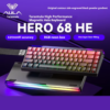 Teclado Magnético Aula Hero 68 He RGB Negro/Rojo EN - Imagen 4