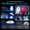 Mouse Attack Shark V6 DPI 25,000 Negro - Imagen 4