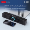 Parlante Lenovo C-S01 Para PC/Laptop Negro - Imagen 2