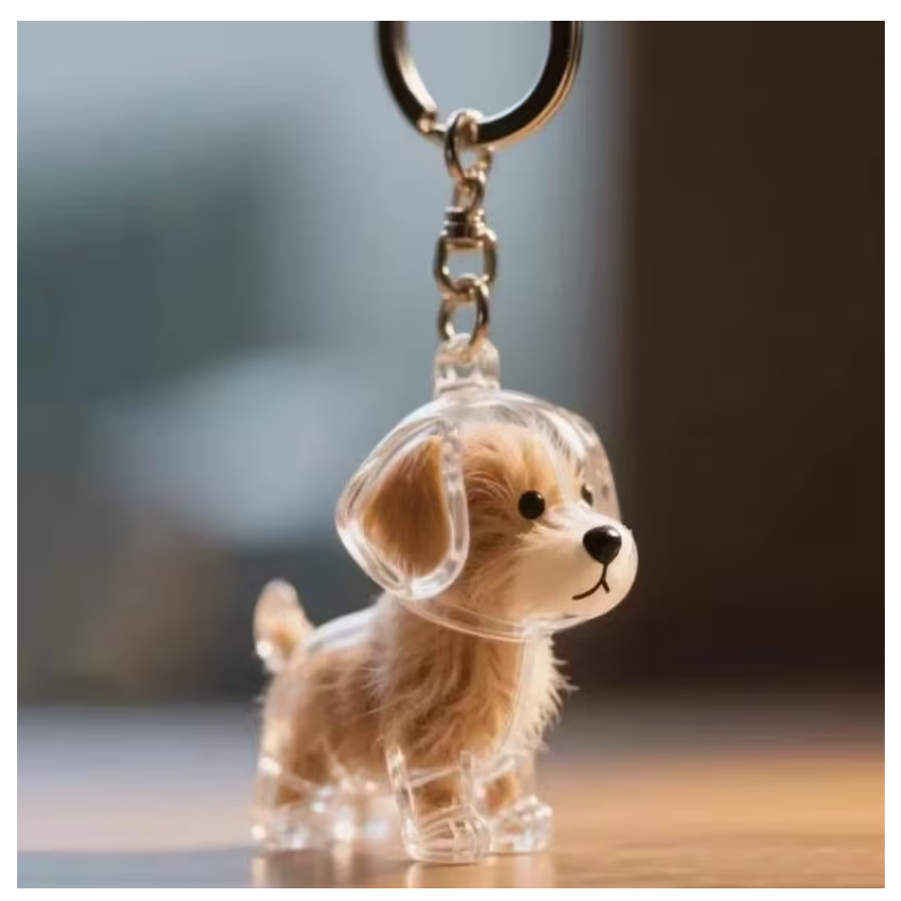 LLavero de Perro Llavero Recuerdo para Mascotas Guarda el Pelito de tu Perro - Imagen 1