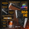 Teclado Magnético Attack Shark R68 He Black Carbon EN - Imagen 3