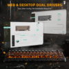 Teclado Magnético Attack Shark R68 He Black Carbon EN - Imagen 7
