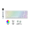 Teclado Magnético Attack Shark X68 He White Contor Line EN